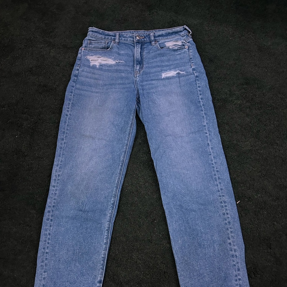 American Eagle Blue Straight Leg Jeans